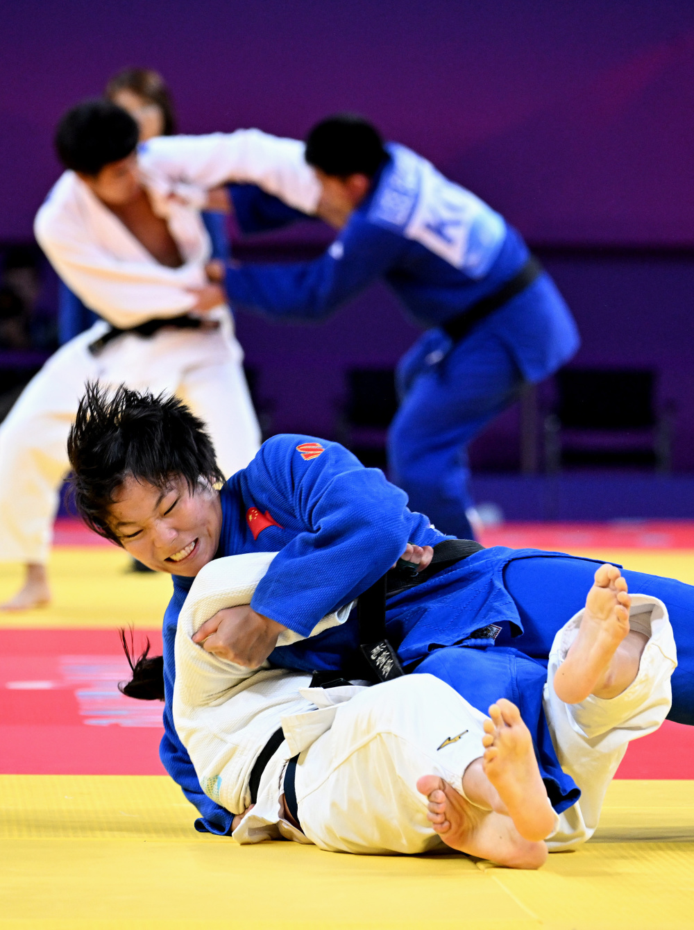 以色列选手在柔道比赛中表现出色 以色列选手在柔道比赛中表现出色